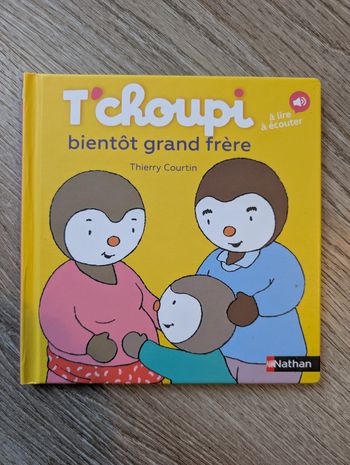 Livre T'choupi bientôt grand frère