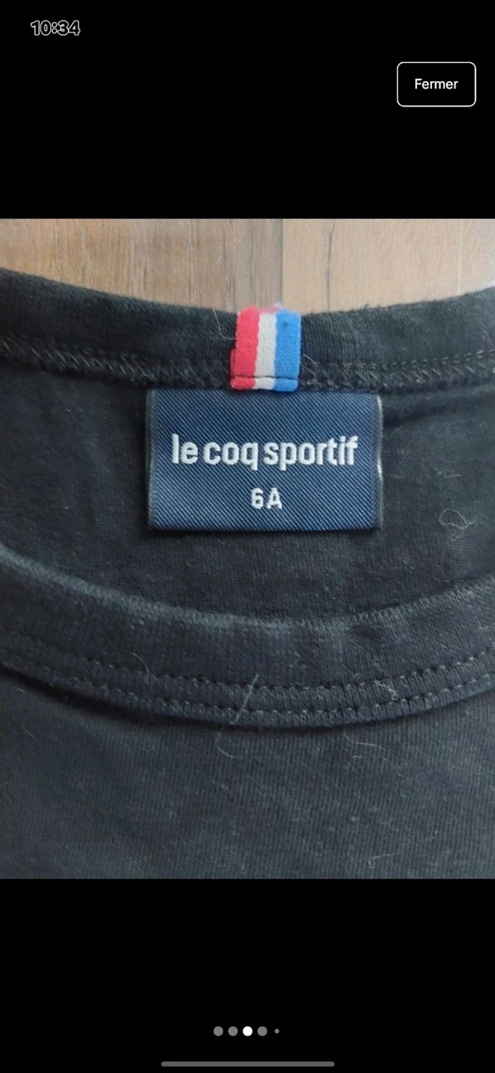 Lot 2 t shirt coq sportif garçon 6 ans - photo numéro 4