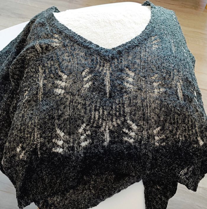 Pull gris anthracite Popcorn Taille S - photo numéro 7