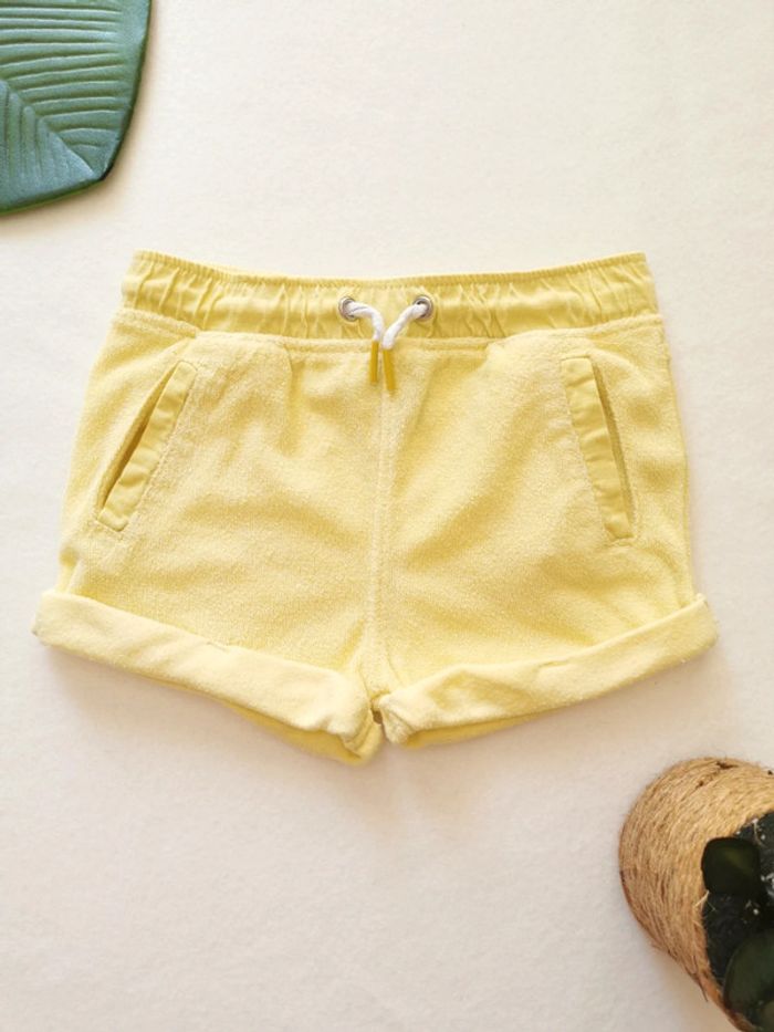 Lot de 2 shorts éponge jaune et rose Orchestra 18 Mois - photo numéro 4