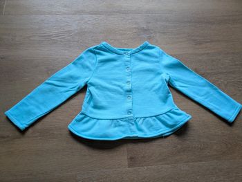 Magnifique veste turquoise 3 ans