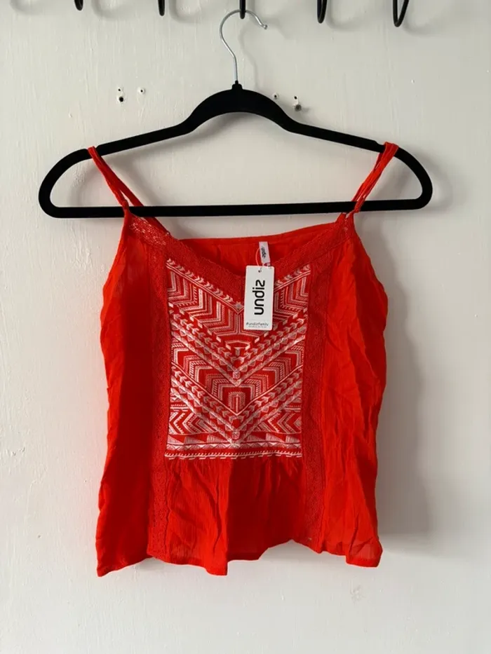 Crop top à bretelles  Undiz NEUF