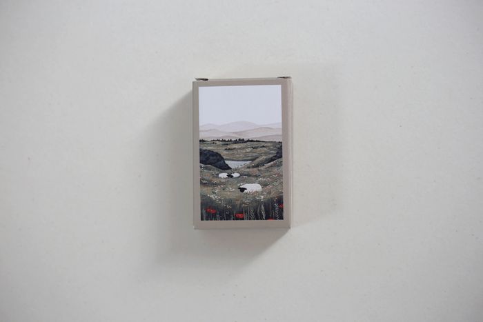 Mini puzzle 99 pièces Trevell "Sheep Pasture par Anna Vaughn J - photo numéro 2