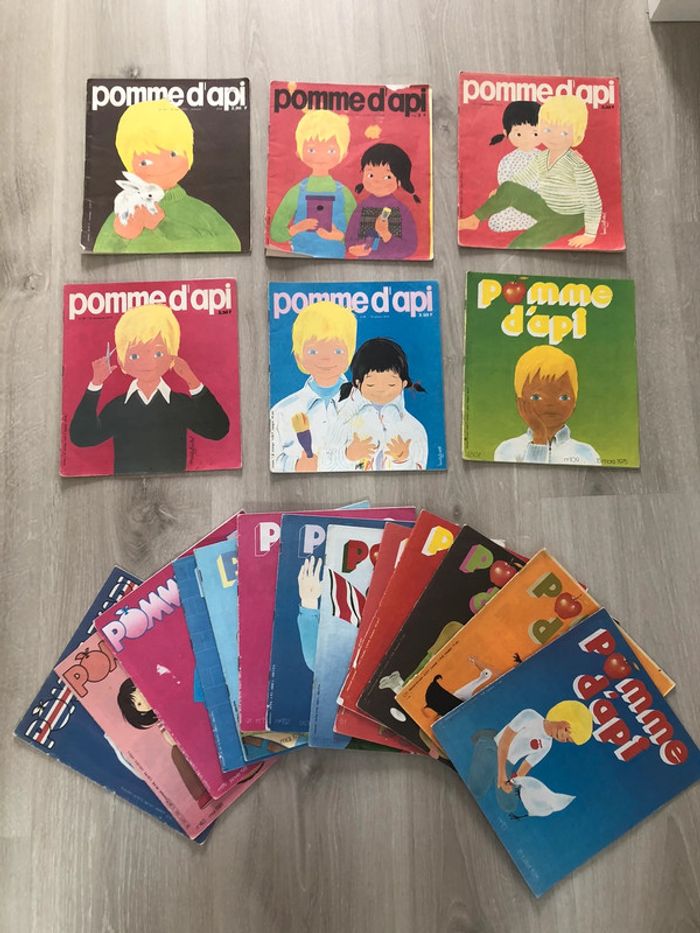 Pomme d’api : divers numéros de 1972 à 1981