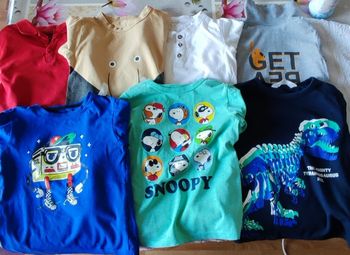Lot t-shirts manches longues 6 ans