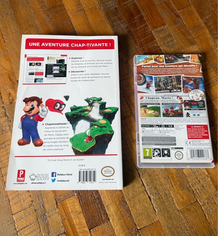 Super Mario Odyssey switch avec livre de solutions - photo numéro 2