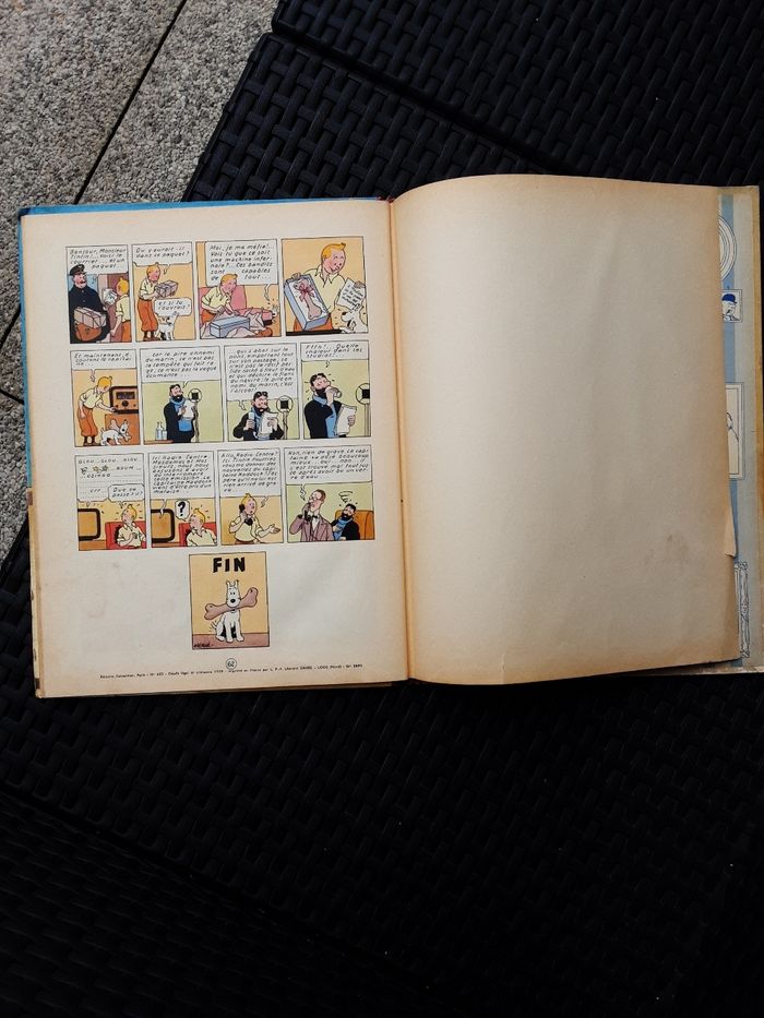 Bd herge les aventures de tintin le crabe aux pinces d or édition de 1959 - photo numéro 9
