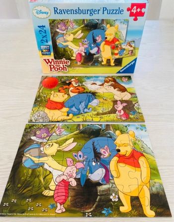 Puzzles winnie l’ourson 2 de 24 pièces