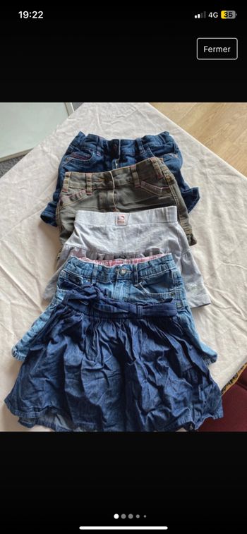 Jupe fille 3 et 4 ans