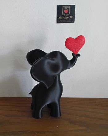 Décoration Éléphant love