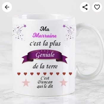 Mug marraine personnalisé