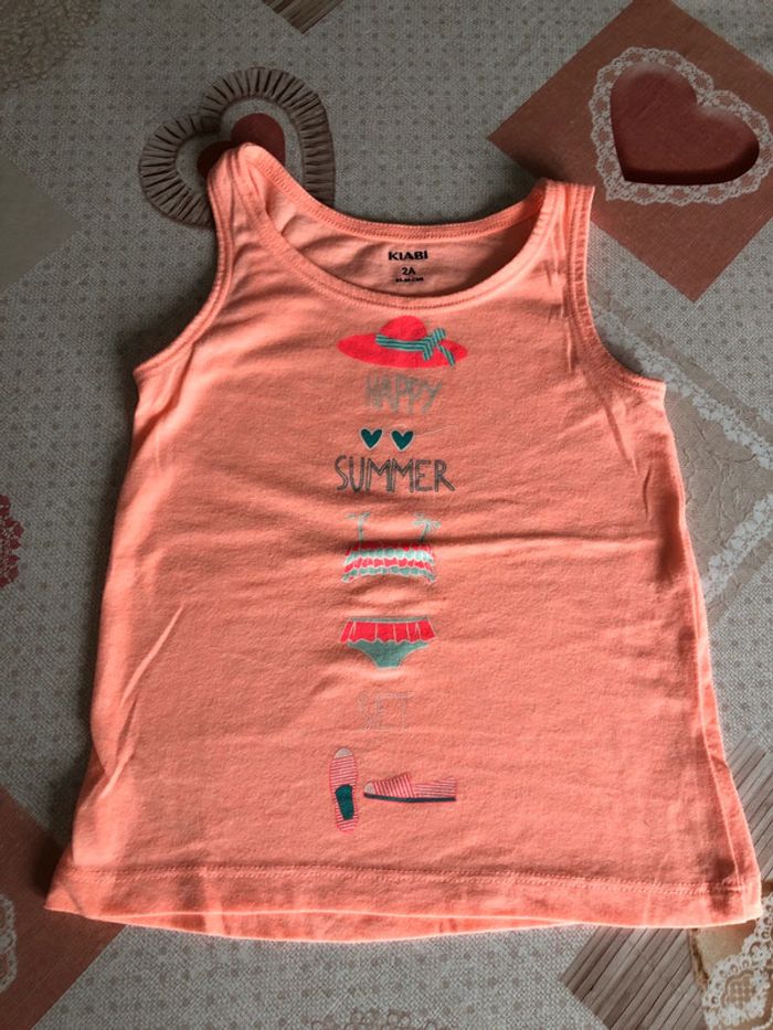 Débardeur fluo été