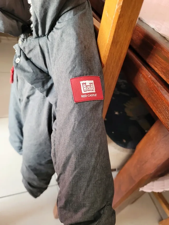 Combi T-zip Tendresse Gris Chiné 6-12 mois de Red Castle - photo numéro 9