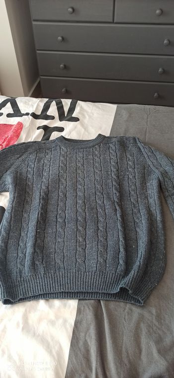 Pull bleu torsade xl