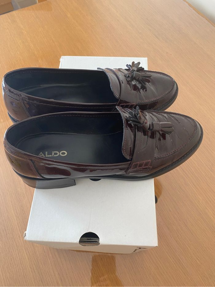 Chaussure Aldo rouge bordeau - photo numéro 3