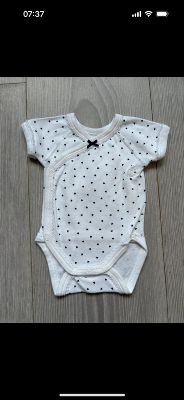 Body Petit Bateau taille naissance