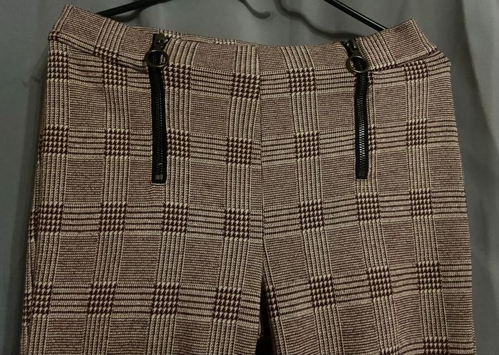 Pantalon/legging »Mim »bordeaux et blanc - photo numéro 2