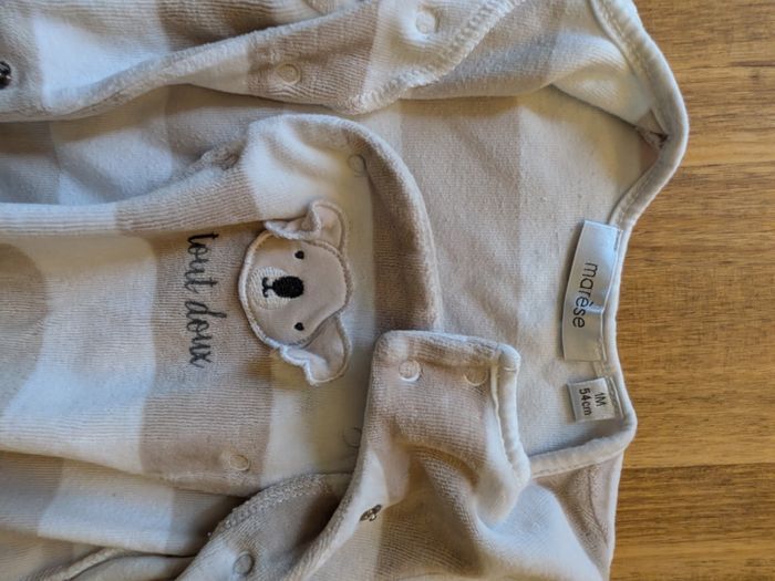 Lot de 3 dors-bien velours - photo numéro 2