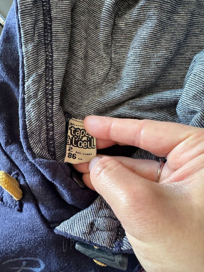 Sweat à capuche 24 mois TAO - photo numéro 3