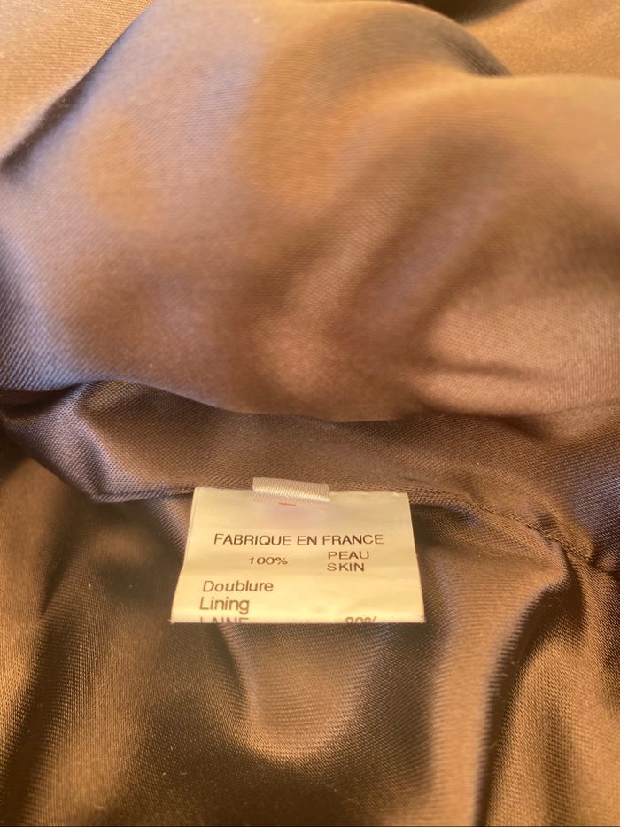 Veste  3/4 en cuir - photo numéro 4