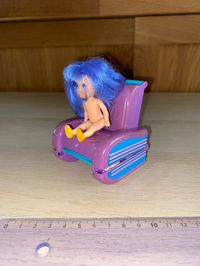 Voiture transformable fauteuil poupée Kenner 1987 wish world kids read alibabettes speed car - photo numéro 10