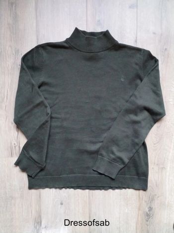 Col Roule Ralph Lauren Femme Kaki