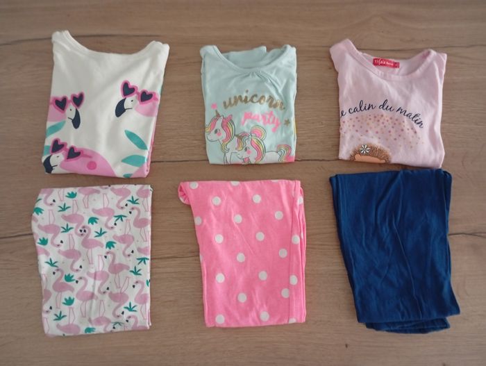 Lot 3 pyjamas demi-saison 8 ans - photo numéro 2