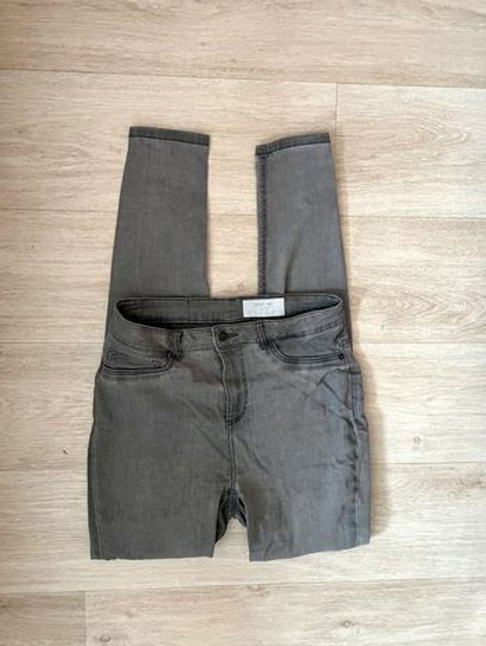 Jean slim taille haute femme gris Noisy May Callie taille W30 L32 - photo numéro 8