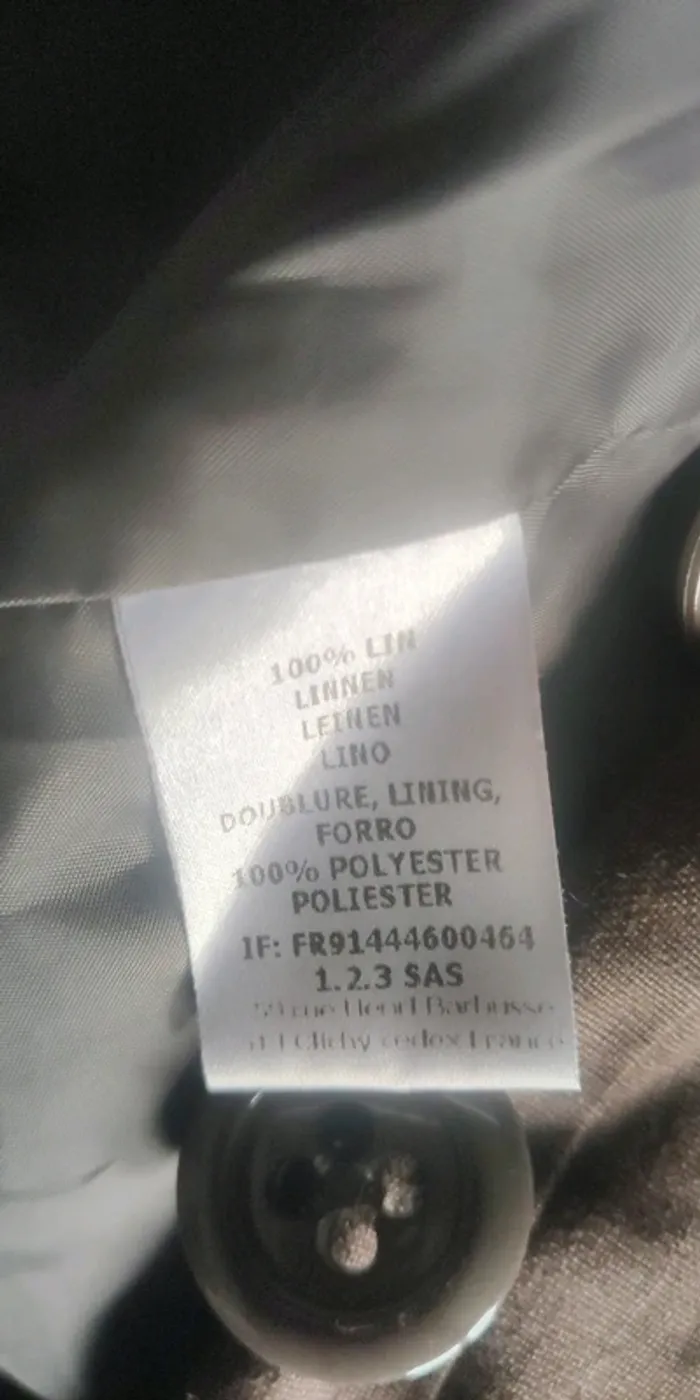 Petite veste en lin - photo numéro 6