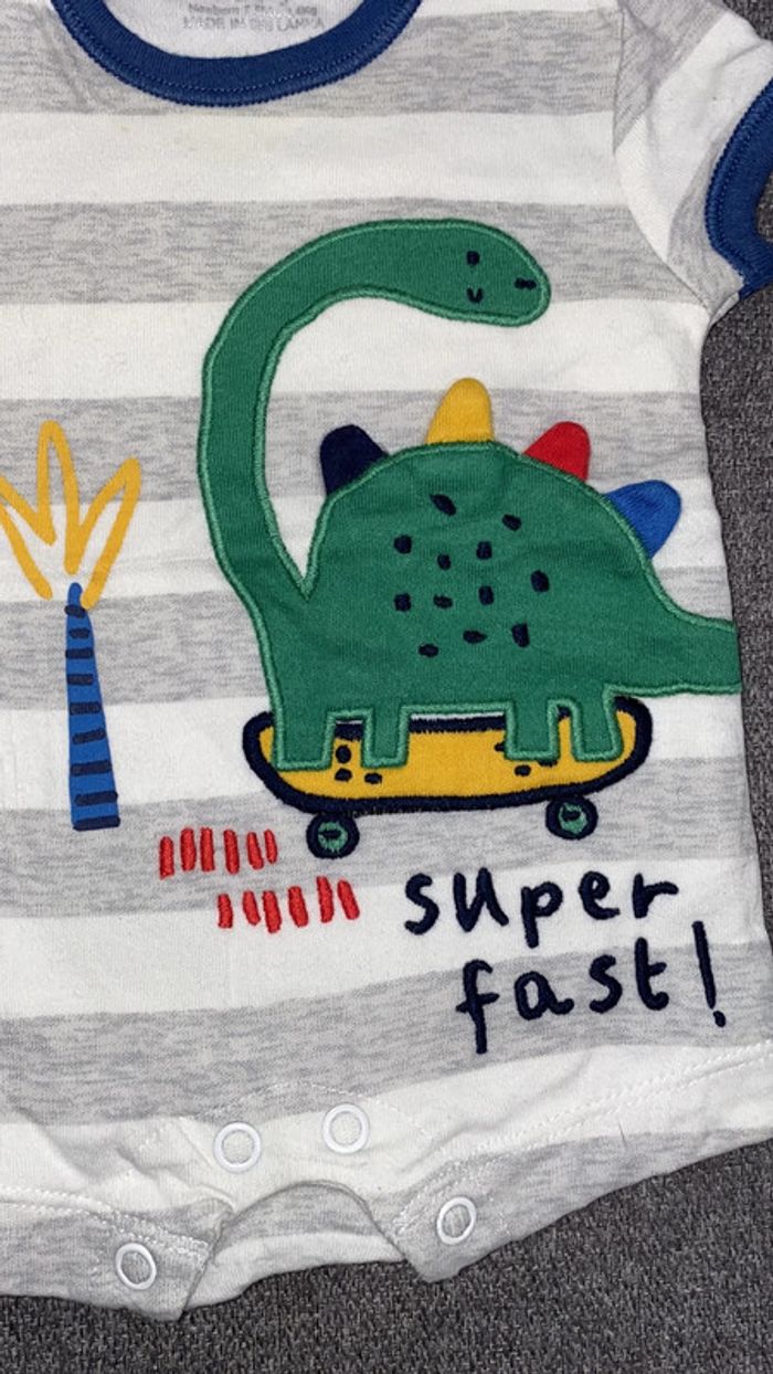 Barboteuse grenouillère dinosaures - photo numéro 2