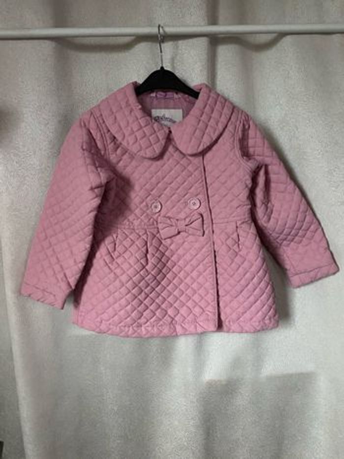 Manteau Veste imperméable matelassé rose 4 ans Weatherproof