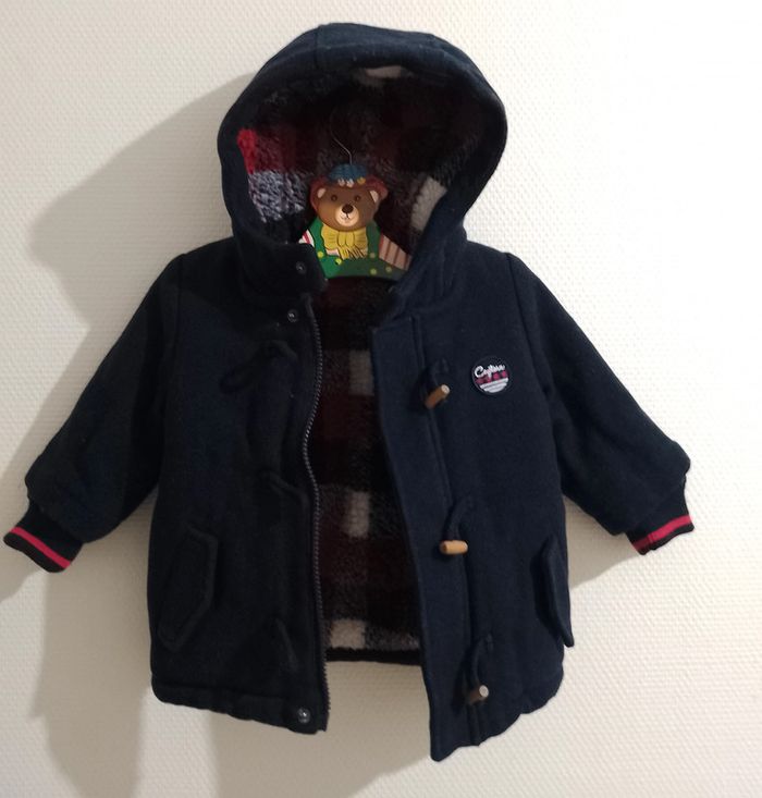 Tape a l'oeil manteau duffle coat chaud 12 mois