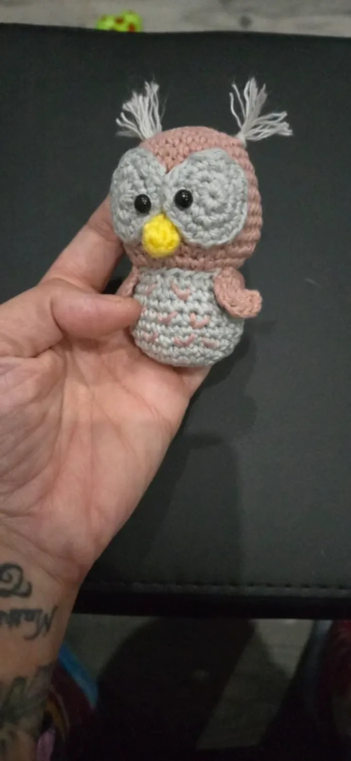 Amigurimi hibou neuf - photo numéro 4