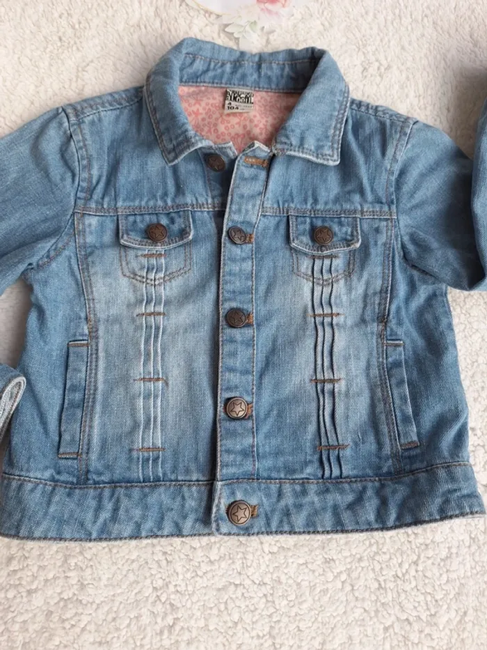 Veste jeans bleue - photo numéro 2