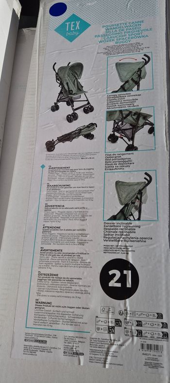 Poussette TEX Neuve. 