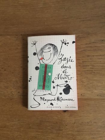Livre « zazie dans le métro »