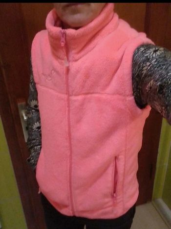 Veste sans manches rose fluo Nirvana