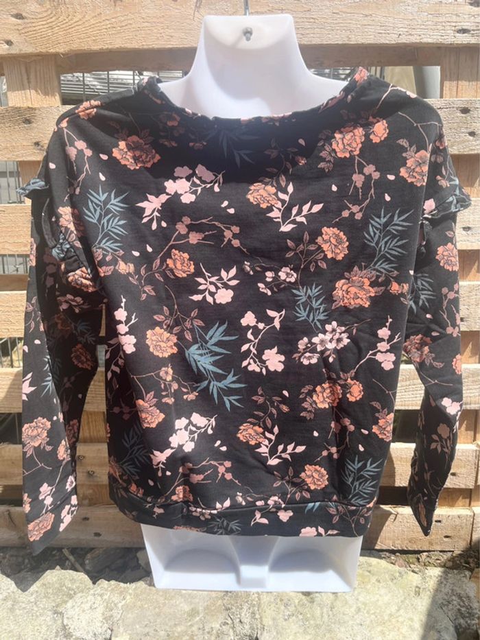 🌸 T-shirt Promod à motif floral - Taille S 🌸 - photo numéro 2
