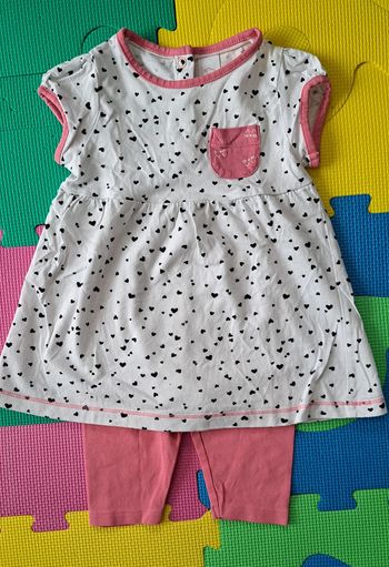 Ensemble C&A robe/tunique + legging 18m