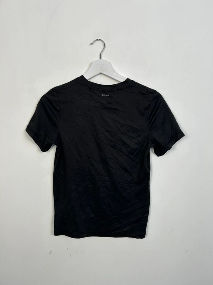 T-shirt Garçon Adidas Noir et Blanc | Taille 8 Ans | Très Bon État | Junior Sport | #TM48 - photo numéro 2