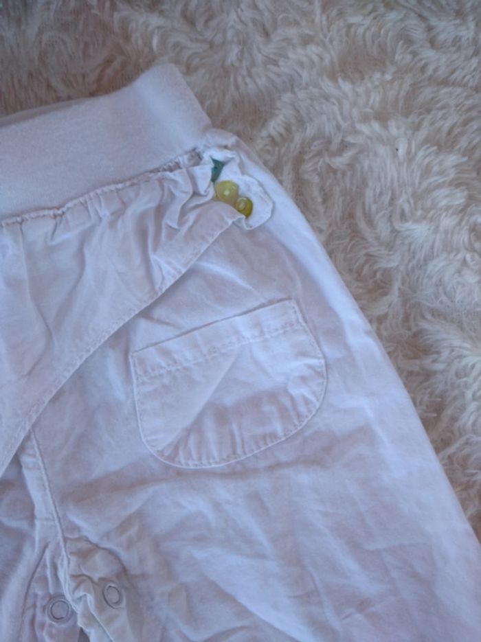 Pantacourt Fille 6 mois Fleurs Petit Kimbaloo 100% cotob - photo numéro 4