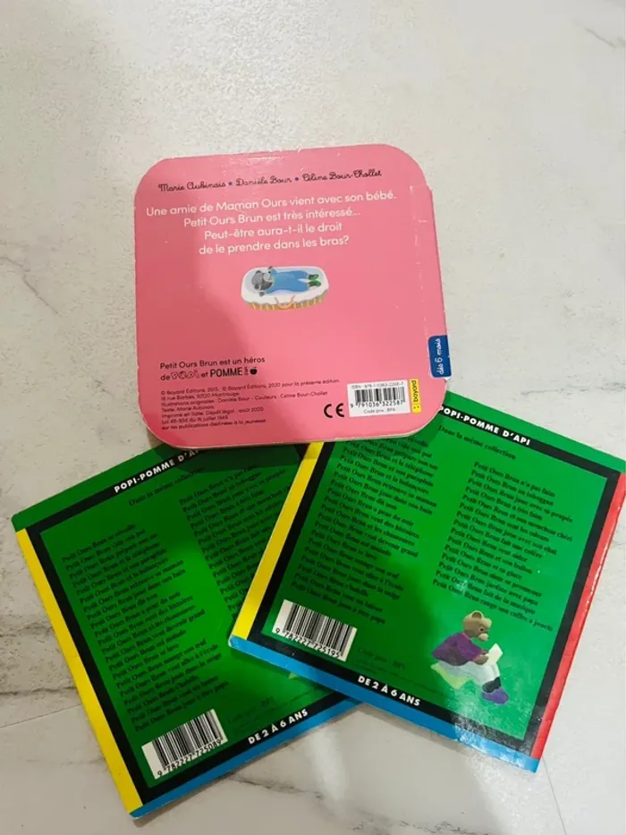 Lot 3 livres petit ours brun - photo numéro 2