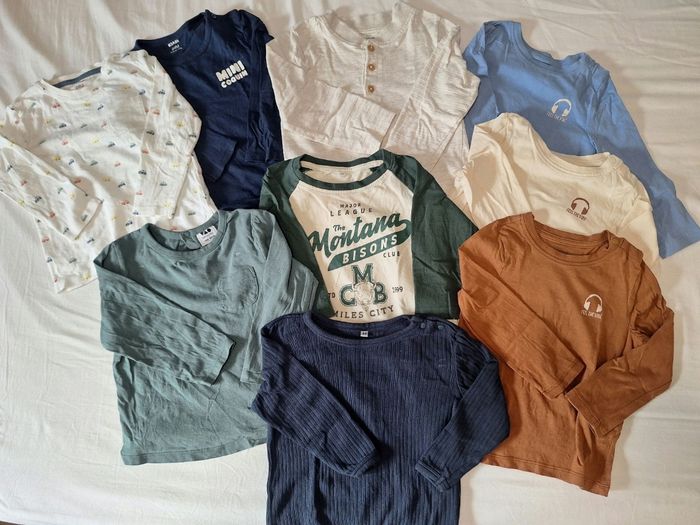Lot de 9 tee-shirts, 24 mois