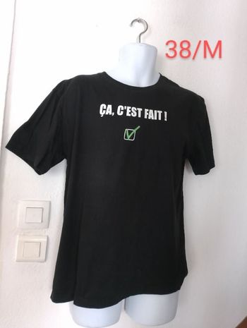 Tee shirt motif homme 38/M