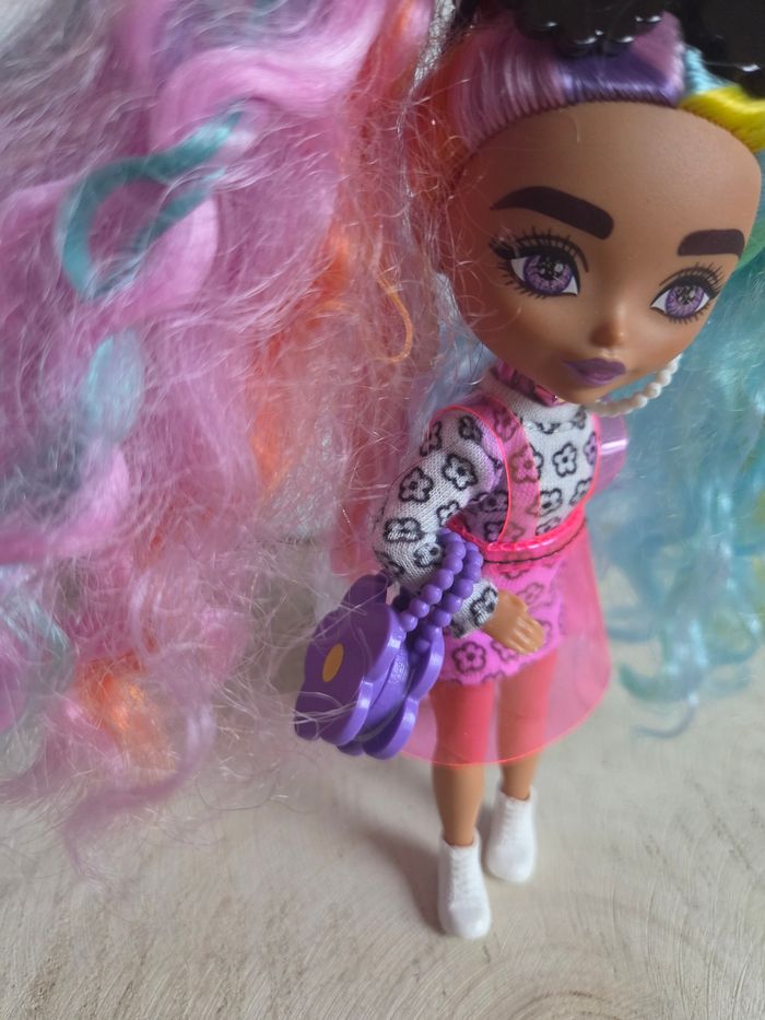 Mini Poupée Barbie Mannequin Extra - photo numéro 2