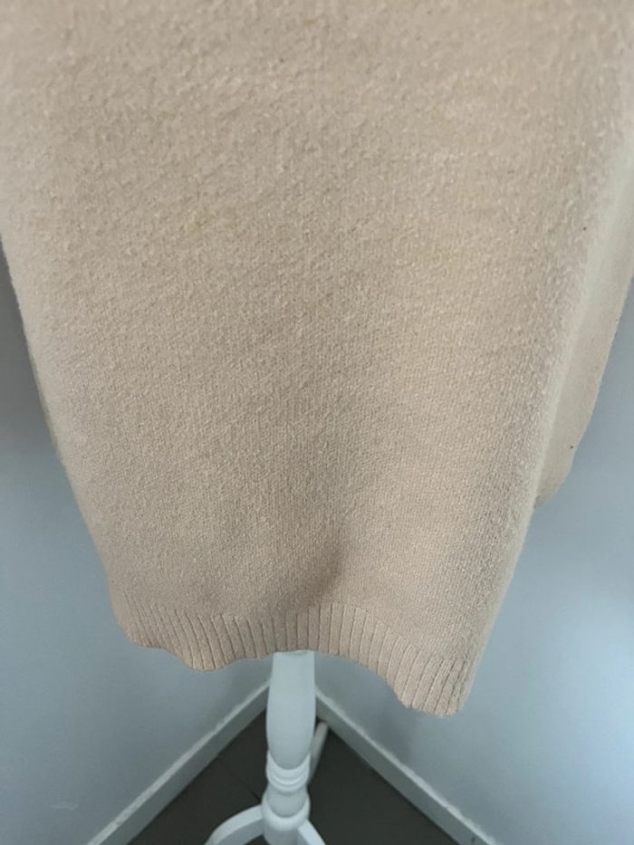 Pull sans manche beige Zara S - photo numéro 2