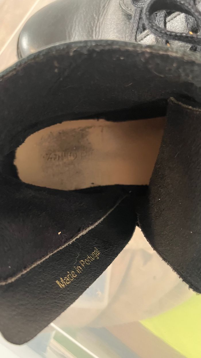 Boots André T38 Cuir Intérieur et extérieur - photo numéro 6