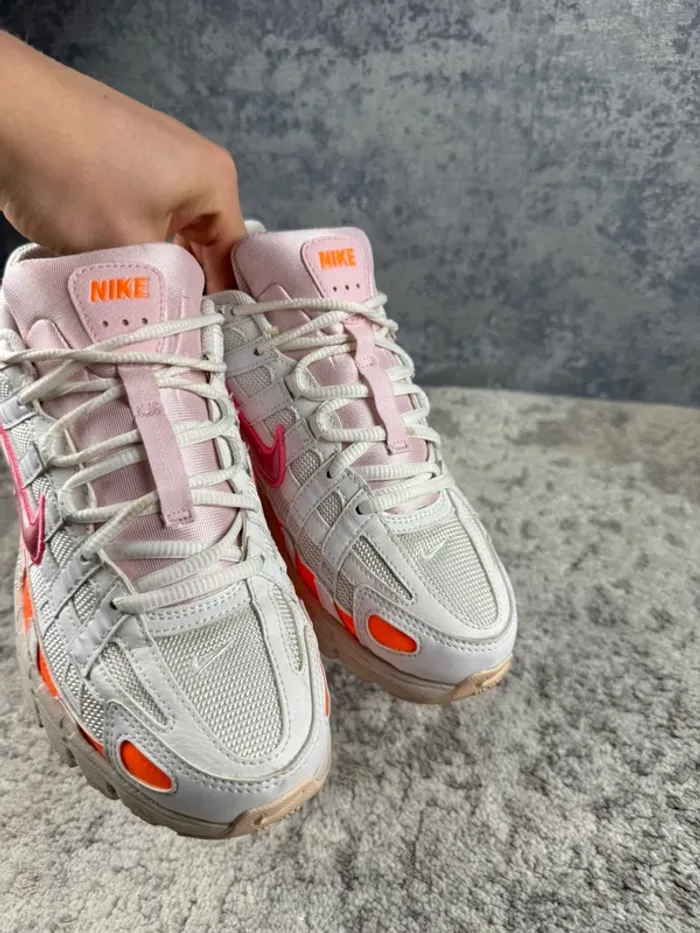 Nike P-6000 Running Digital Pink - White & Orange & Pink - photo numéro 12