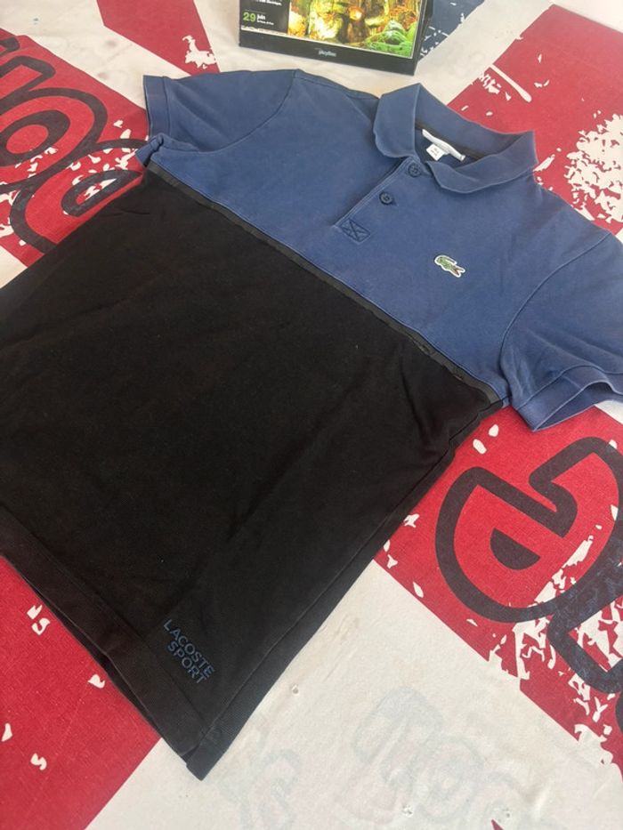 Polo Lacoste taille xs bleu et noir - photo numéro 10