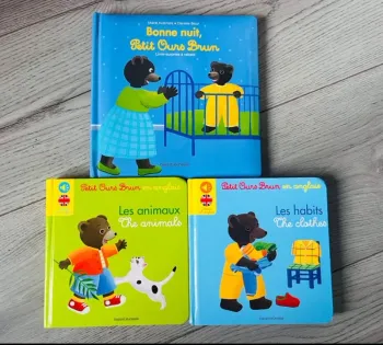Lot 3 livres petit ours brun tbe